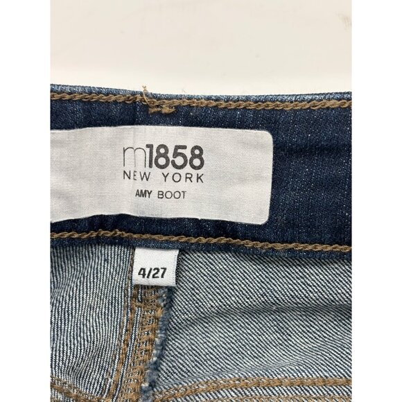 M1868 Womens Dark Wash Denim Flare Jeans Size 4/27" - Picture 7 of 12